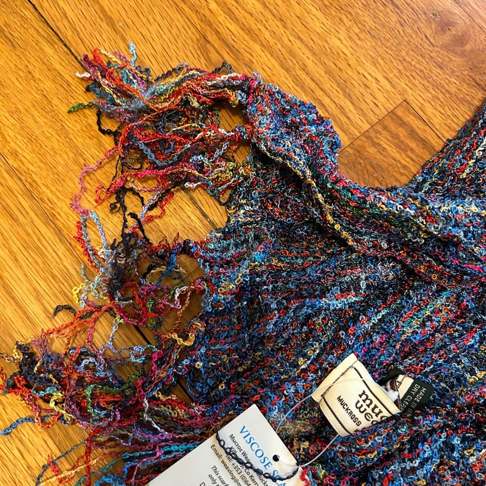 Multicolor Knit Scarf - Picture 5 of 7